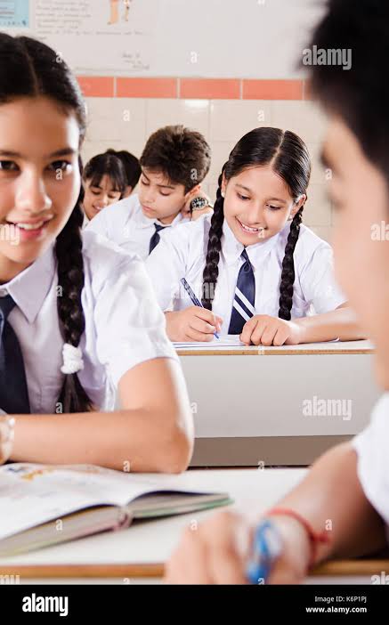 Happy School Children